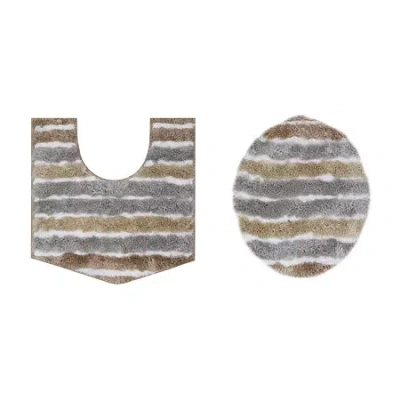 Home Weavers Inc Impression 2-pc. Bath Rug Set In Sand