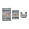Home Weavers Inc Impression 3-pc. Bath Rug Set In Green