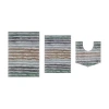Home Weavers Inc Impression 3-pc. Bath Rug Set In Green