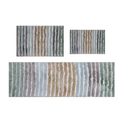 Home Weavers Inc Impression 3-pc. Bath Rug Set In Green