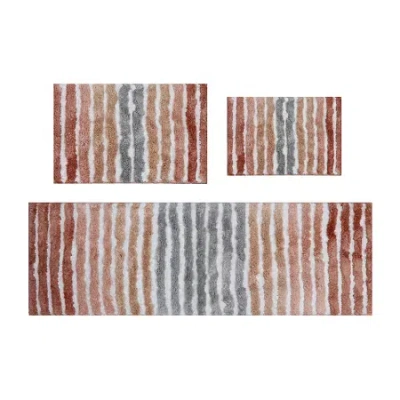 Home Weavers Inc Impression 3-pc. Bath Rug Set In Orange