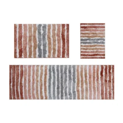 Home Weavers Inc Impression 3-pc. Bath Rug Set In Orange