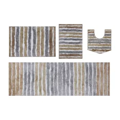 Home Weavers Inc Impression 4-pc. Bath Rug Set In Sand