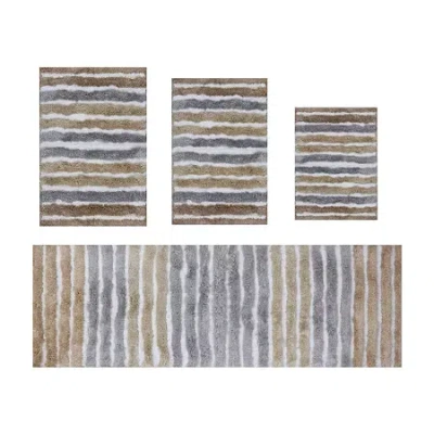 Home Weavers Inc Impression 4-pc. Bath Rug Set In Sand