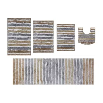 Home Weavers Inc Impression 5-pc. Bath Rug Set In Sand