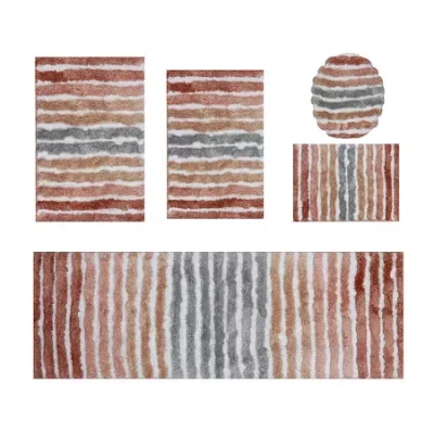 Home Weavers Inc Impression 5-pc. Bath Rug Set In Orange