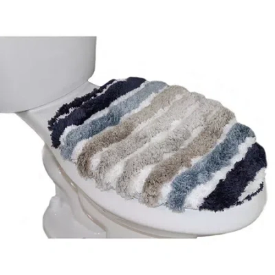 Home Weavers Inc Impression Bath Rug Set In Blue
