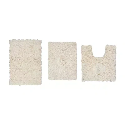 Home Weavers Inc Modesto 3-pc. Quick Dry Bath Rug Set In Purple