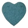 Home Weavers Inc Modesto Heart Bath Rug In Blue