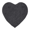 Home Weavers Inc Modesto Heart Bath Rug In Gray