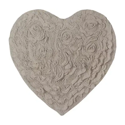 Home Weavers Inc Modesto Heart Bath Rug In Sand
