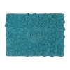 Home Weavers Inc Modesto Quick Dry 17x24 Inch Bath Rug In Blue