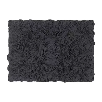 Home Weavers Inc Modesto Quick Dry 17x24 Inch Bath Rug In Gray