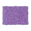 Home Weavers Inc Modesto Quick Dry 17x24 Inch Bath Rug In Purple