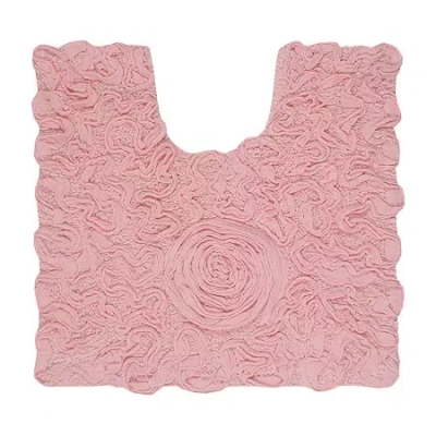 Home Weavers Inc Modesto Quick Dry 20x20 Inch Bath Rug In Pink