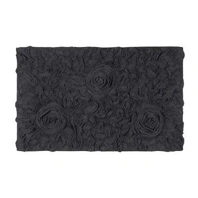 Home Weavers Inc Modesto Quick Dry 21x34 Inch Bath Rug In Gray