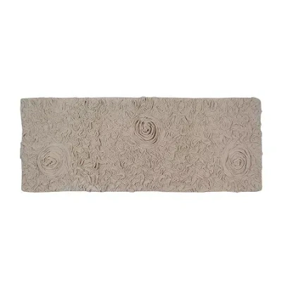 Home Weavers Inc Modesto Quick Dry 21x54 Inch Bath Rug In Sand