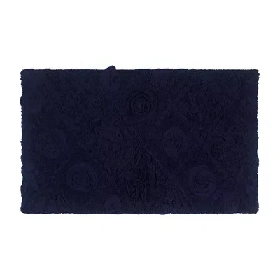 Home Weavers Inc Modesto Quick Dry 24x40 Inch Bath Rug In Blue