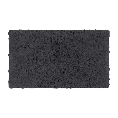 Home Weavers Inc Modesto Quick Dry 24x40 Inch Bath Rug In Gray