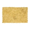 Home Weavers Inc Modesto Quick Dry 24x40 Inch Bath Rug In Yellow