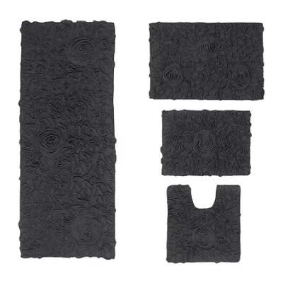Home Weavers Inc Modesto Quick Dry Bath Rug In Gray