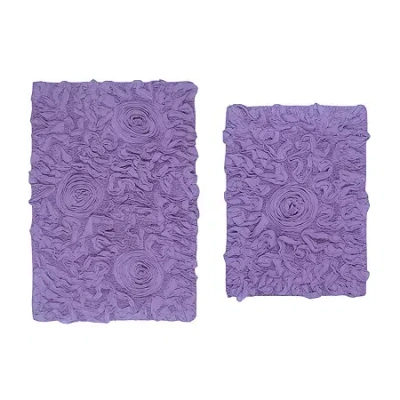 Home Weavers Inc Modesto Quick Dry Bath Rug In Purple
