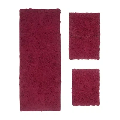 Home Weavers Inc Modesto Quick Dry Bath Rug In Red