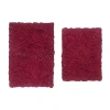 Home Weavers Inc Modesto Quick Dry Bath Rug In Red