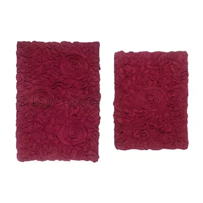 Home Weavers Inc Modesto Quick Dry Bath Rug In Red