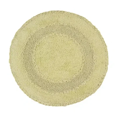 Home Weavers Inc Radiant 22 Inch Round Bath Rug In Green