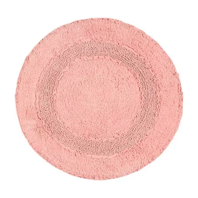 Home Weavers Inc Radiant 22 Inch Round Bath Rug In Pink
