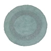 Home Weavers Inc Radiant 30 Inch Round Bath Rug In Blue