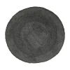 Home Weavers Inc Radiant 30 Inch Round Bath Rug In Gray