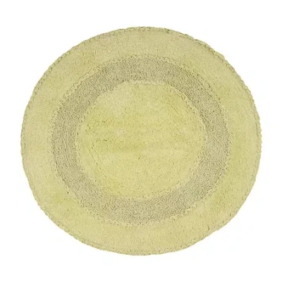 Home Weavers Inc Radiant 30 Inch Round Bath Rug In Green
