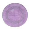 Home Weavers Inc Radiant 30 Inch Round Bath Rug In Purple