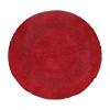 Home Weavers Inc Radiant 30 Inch Round Bath Rug In Red