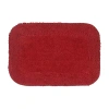 Home Weavers Inc Radiant Quick Dry 17x24 Inch Bath Rug In Red