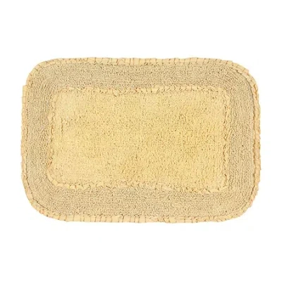 Home Weavers Inc Radiant Quick Dry 17x24 Inch Bath Rug In Yellow