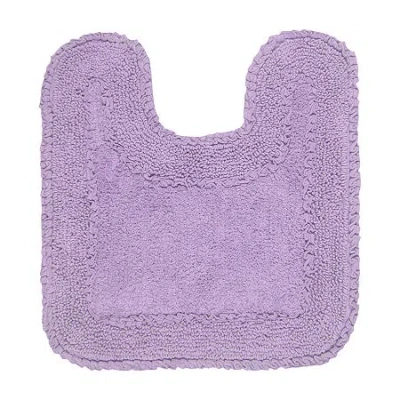 Home Weavers Inc Radiant Quick Dry 20x20 Inch Bath Rug In Purple