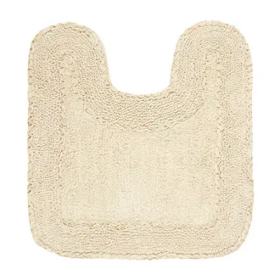 Home Weavers Inc Radiant Quick Dry 20x20 Inch Bath Rug In White