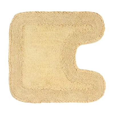 Home Weavers Inc Radiant Quick Dry 20x20 Inch Bath Rug In Yellow