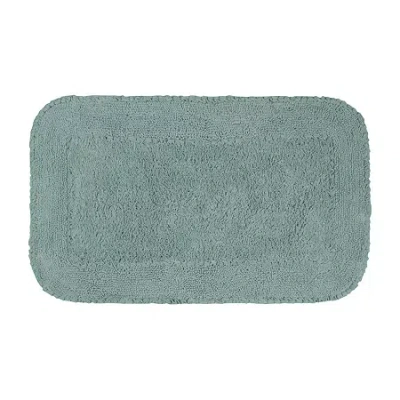 Home Weavers Inc Radiant Quick Dry 21x34 Inch Bath Rug In Blue