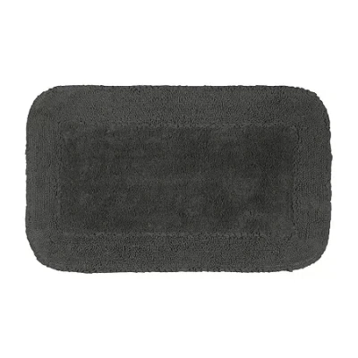 Home Weavers Inc Radiant Quick Dry 21x34 Inch Bath Rug In Gray
