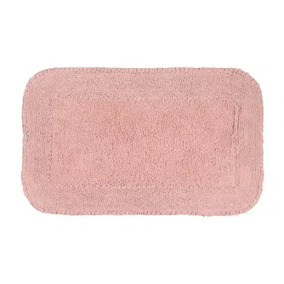 Home Weavers Inc Radiant Quick Dry 21x34 Inch Bath Rug In Pink