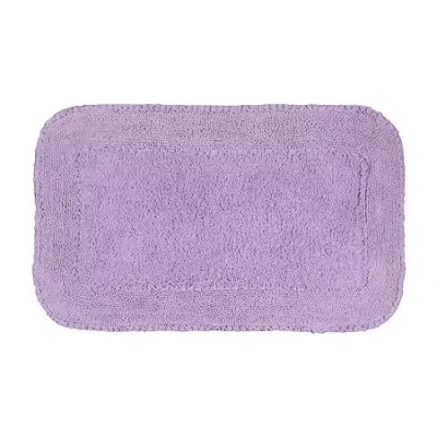 Home Weavers Inc Radiant Quick Dry 21x34 Inch Bath Rug In Purple