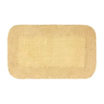 Home Weavers Inc Radiant Quick Dry 21x34 Inch Bath Rug In Yellow