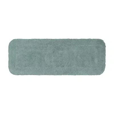 Home Weavers Inc Radiant Quick Dry 21x54 Inch Bath Rug In Blue