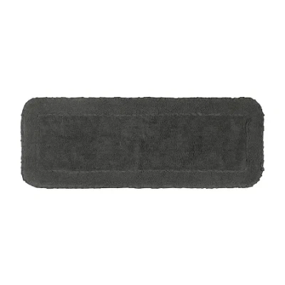 Home Weavers Inc Radiant Quick Dry 21x54 Inch Bath Rug In Gray