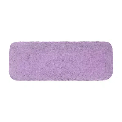Home Weavers Inc Radiant Quick Dry 21x54 Inch Bath Rug In Purple
