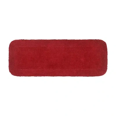 Home Weavers Inc Radiant Quick Dry 21x54 Inch Bath Rug In Red